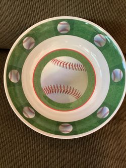 13” Plastic Baseball Bowl