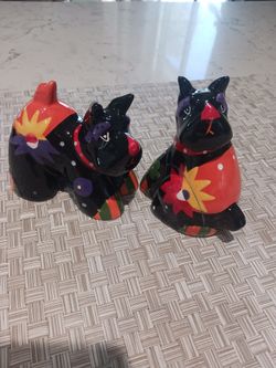 Scottie Dog Salt & Pepper Shakers 
