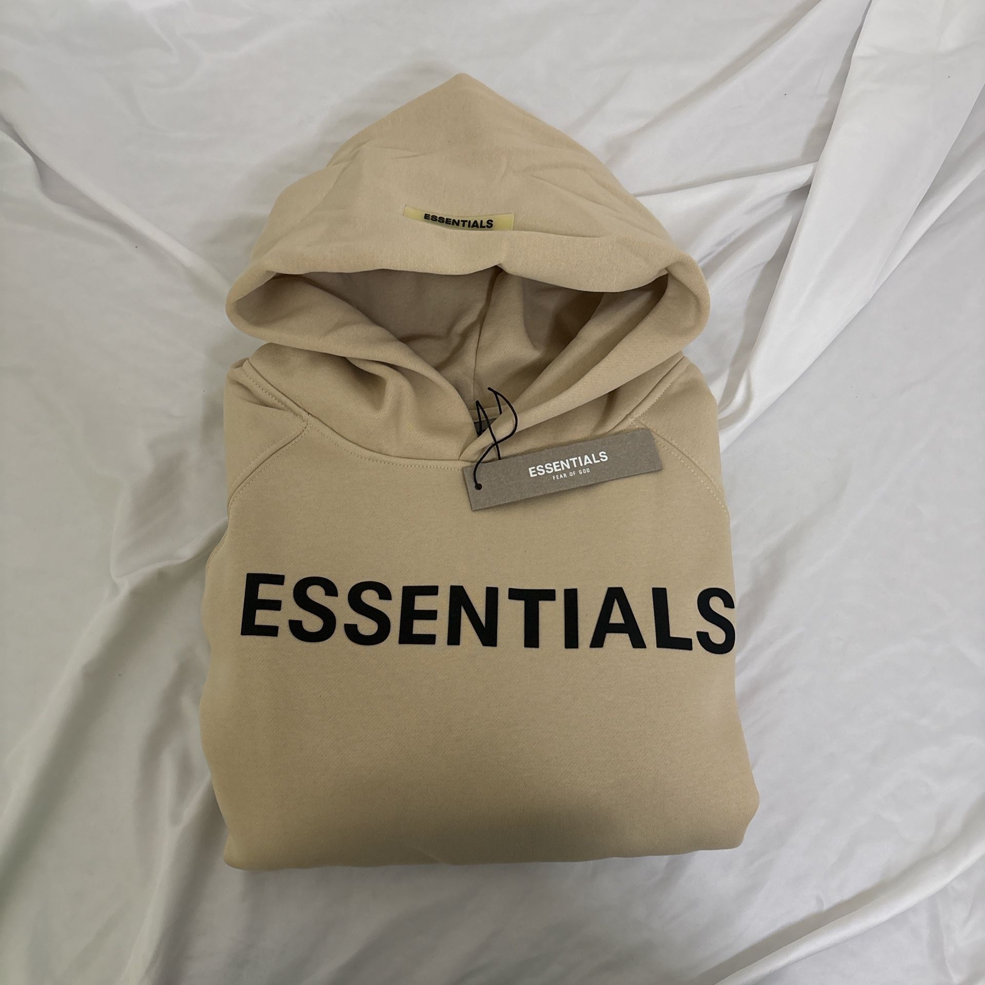 Essentials Hoodie Cream Color Medium