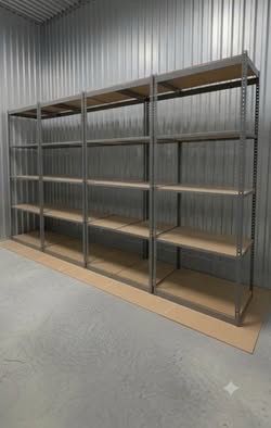 Heavy Duty Industrial Metal Shelving Units 6ft or 9ft tall – Like New