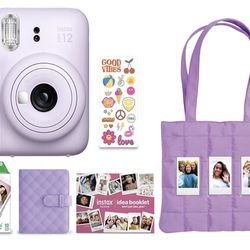 FUJIFILM Instax Mini 12 Holiday Bundle 2025 - Lilac Purple