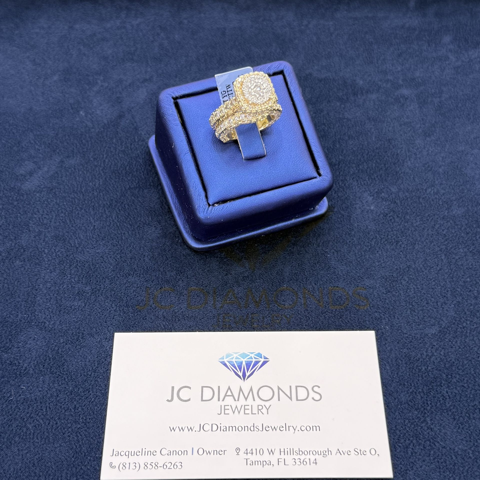 Ring 14k Gold Diamonds Real Plus One Band Extra