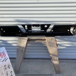 2019 2022 CHEVROLET SILVERADO SIERRA REAR BUMPER W/ HOLES SENSORS OEM