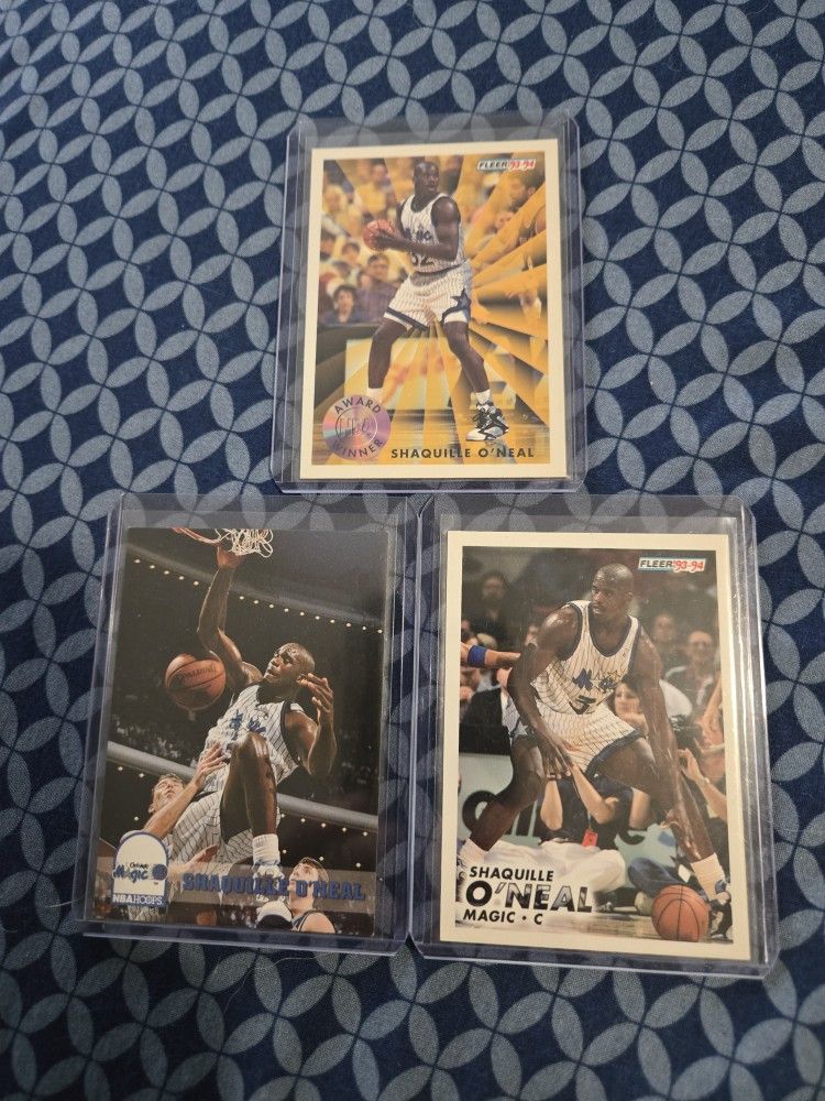 Shaq Rookie Cards Lot
