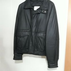 Men's London Fog Medium Leather Jacke Get Ready For The Cooler Months What A Beautiful Leather Jacket The Best On The Market Brand New Condition