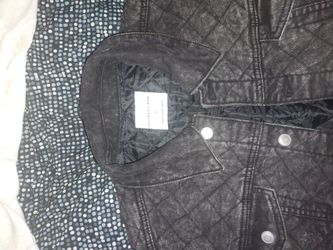 Grey denim jacket (L)