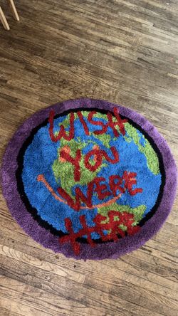 WISH U WERE HERE RUG- TRAVIS SCOTT ASTROWORLD
