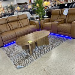 Power Reclining Sofa And Love Seat $1,999
