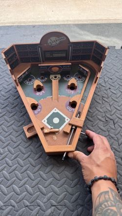 Vintage baseball pinball game