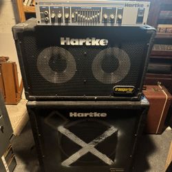 Hartke Stack Speakers and Amp