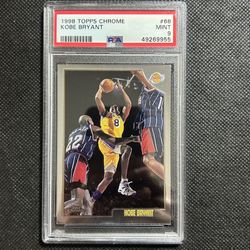 1998 Topps Chrome Kobe Bryant #68 PSA 9 MINT Los Angeles Lakers HOF