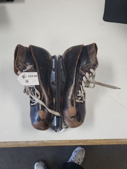 Used Vintage CCM Prolite Goalie Skates Size  8 1/2