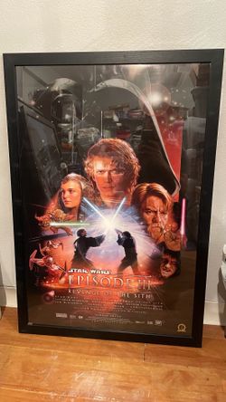 Star Wars Episode III Revenge of the Sith Framed Poster