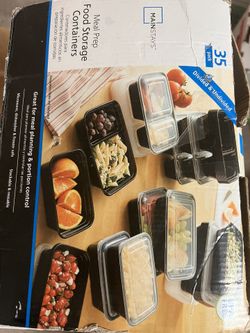 Box Of Food Storage Containers 