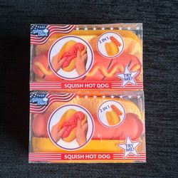 SUNNY DAYS SQUEEEZY HOT DOG SET OF 2