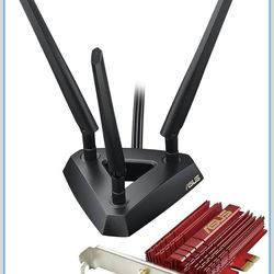 ASUS PCE-AC68 WiFi Adapter – AC1900 Dual-Band PCIe (802.11ac)