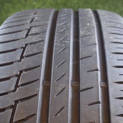 275 40R21 Continental Premium Contact 6 Run Flat with 75% Tread 6/32 107Y SKU 24131 GRADE A TIRES 