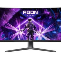34" Ultra Wide Curved QD-OLED AOC Agon PRO Monitor