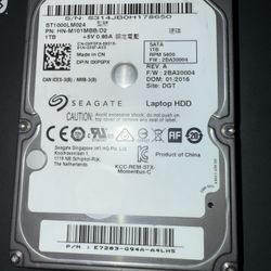 1tb Seagate Laptop HDD 