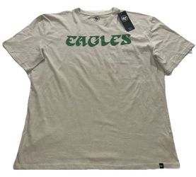Philadelphia Eagles 47 Brand T Shirt Beige Mens XLT New