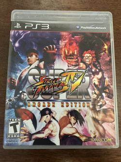 PS3 Game Super Street Fighter IV Arcade Edition