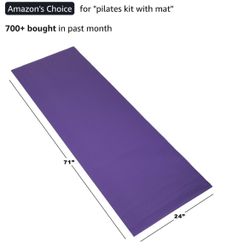 Yoga mat purple