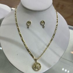 Gold Plated 14k Set