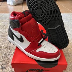 Brand New Nike Air Jordan Retro 1 Chicago Snakeskin Size 10.5 In Mens, Not Travis Scott, Supreme, Union