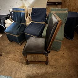 Leather Chairs. 