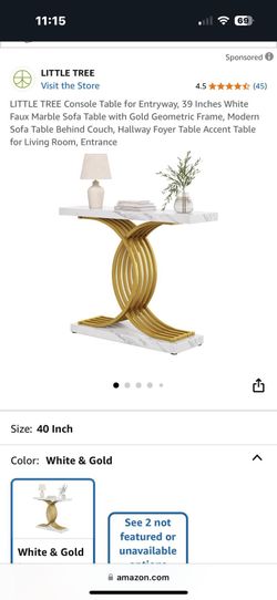 Console Entry Table For Sale - New Open Box