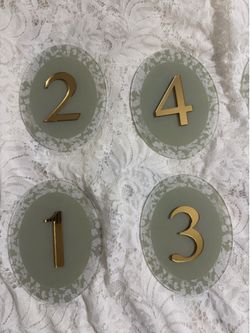 Elegant Table Numbers