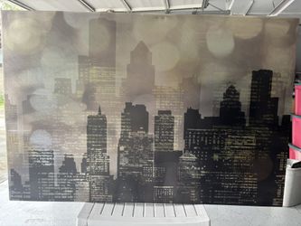 Canvas Cityscape Artwork 