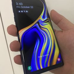 Samsung Note 9, Unlocked, 128 Gb
