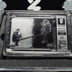 PiggyBanx “Up/Downs” Drake x Kendrick Metal 1/1 Art Slab w/ CoA 