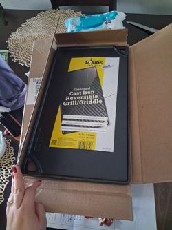 Cast Iron Reversible Grill/Griddle Non Stick