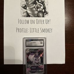 Pokémon CGC 10 Japanese Houndstone - Mega Symphonia