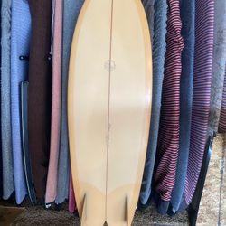 6’0” Mitsven Keel fish Custom surfboard 