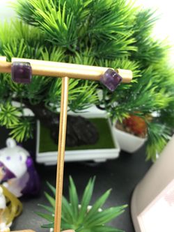 Amethyst Earring (925 Frame)