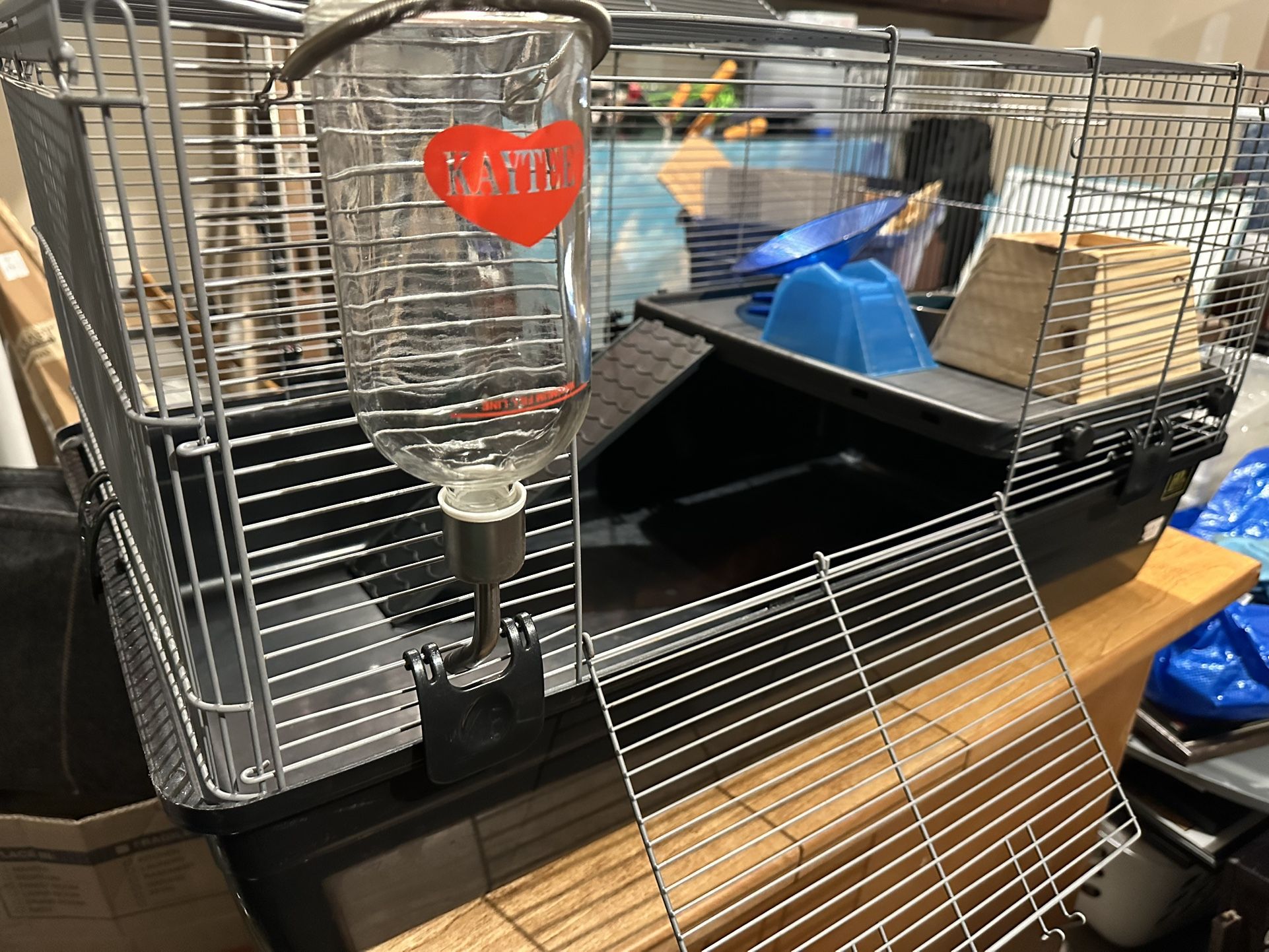 Complete Hamster Cage Setup With Accs