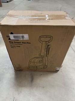 Bissell Big Green PET PRO Carpet Cleaner with 8 Row XL DirtLifter PowerBrush, 9-inch Long Reach Hose, 2 Upholstery Tools, Includes Pet Pro Oxy Urine