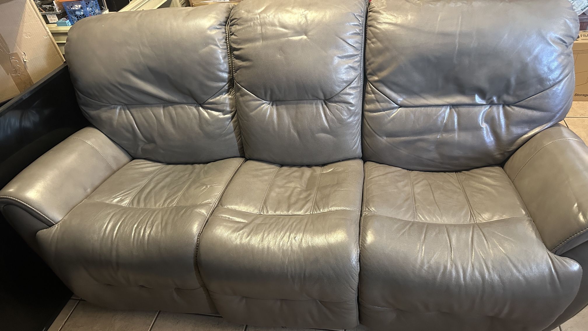 3 Seat Couch With 2 Recliner ends $500 OBO