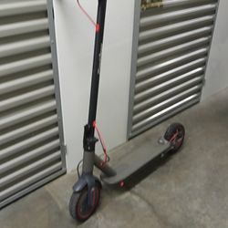 Electric Scooter Black Handle Grey