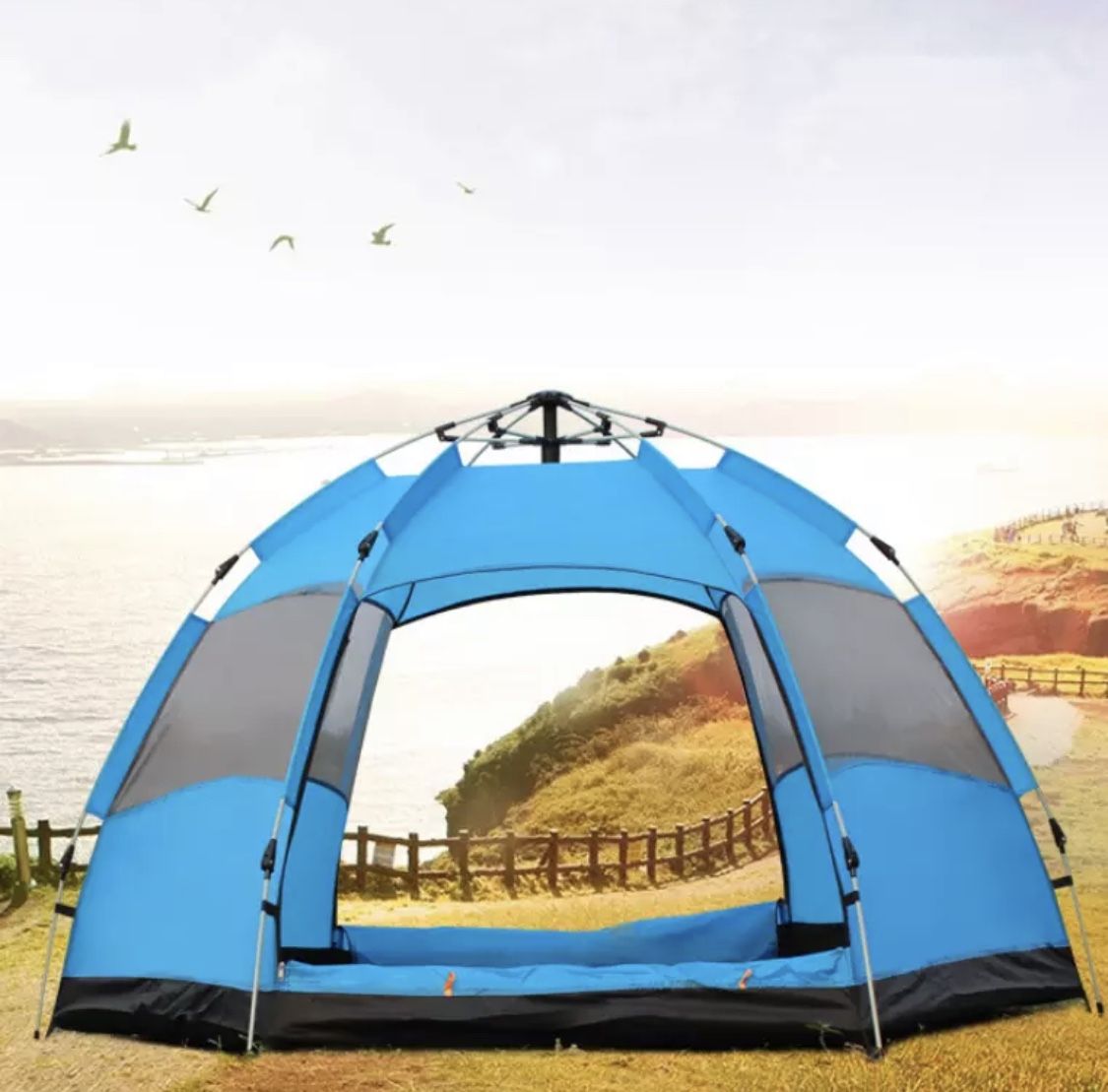 5-8 Person Tent Automatic Camp Picnic
