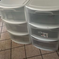 Plastic Drawers 2 For $10