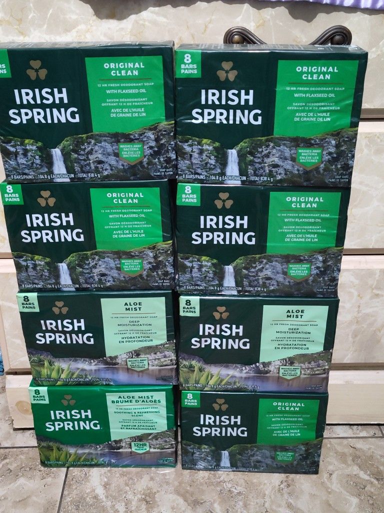 Irish Spring Paquetes De 8 Barras