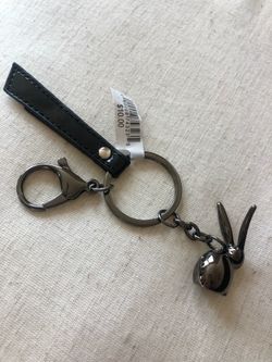Black Rabbit Keychain