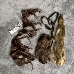 Variety Of Wigs/Hair Pieces/Extensions