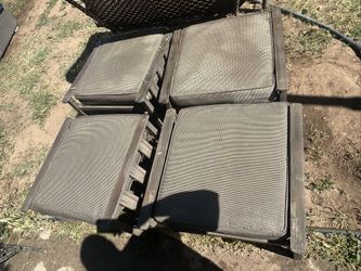 4 Patio Stools