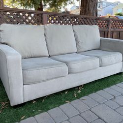 FREE Delivery: Beige Grey Sleeper Sofa Couch