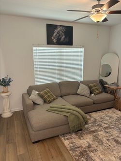 FREE delivery - Gray Sectional Sofa with Chaise / couch